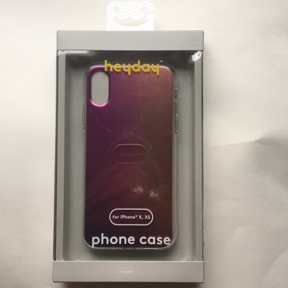 iPhone X/XS heyday pink - purple ombré case *New*